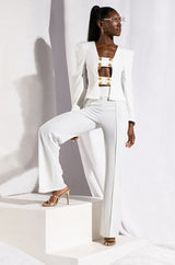 FLORENCE STRUCTURED BLOUSE IN WHITE