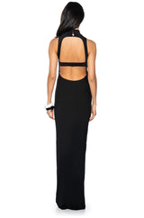 FLOWER POWER MESH MAXI DRESS