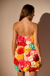 FLOWER POWER MINI DRESS