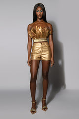 FLY AWAY FEATHER TUBE TOP