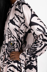 FOLLOW MY LEAD BUTTON UP DRESS