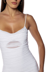 FOR EVERY NIGHT MESH MINI DRESS