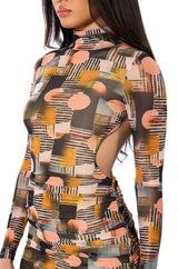 FOR ME YOU WILL PRINTED MIDI DRESS