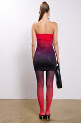 FOR THE GRAM OMBRE DRESS AND TIGHTS SET