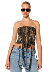 BAD BITCH CHEETAH CORSET