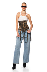 BAD BITCH CHEETAH CORSET