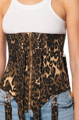 BAD BITCH CHEETAH CORSET