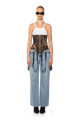 BAD BITCH CHEETAH CORSET