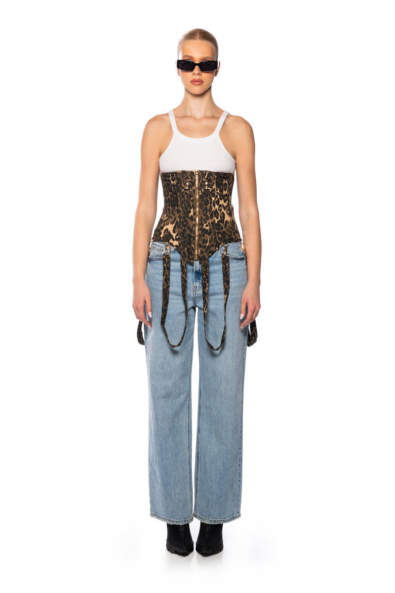 BAD BITCH CHEETAH CORSET
