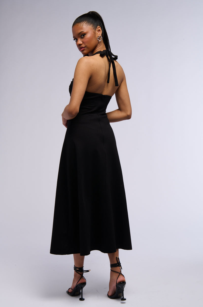 FROM DAY TO NIGHT KNIT MIDI DRESS