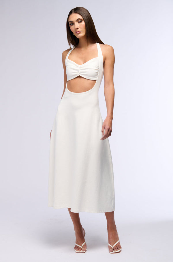 FROM DAY TO NIGHT KNIT MIDI DRESS