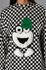 FUN TIMES CHECKERED TOP