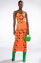 GAME TIME CUT OUT MAXI DRESS