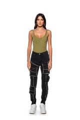 GEAR UP SKINNY CARGO JEANS