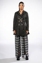GEMMA BELTED TWEED MINI DRESS