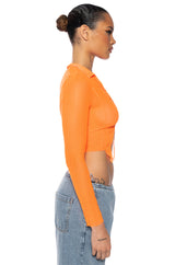 GEMMA KEYHOLE LONG SLEEVE SHIRT