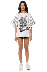 GENESIS GRAPHIC PRINT FASHION SLEEVE T SHIRT