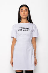 GET MONEY GRAPHIC T SHIRT DRESS
