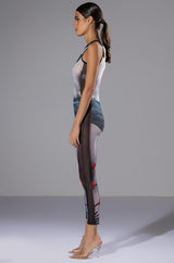 GHOSTING YOU SLEEVELESS CATSUIT