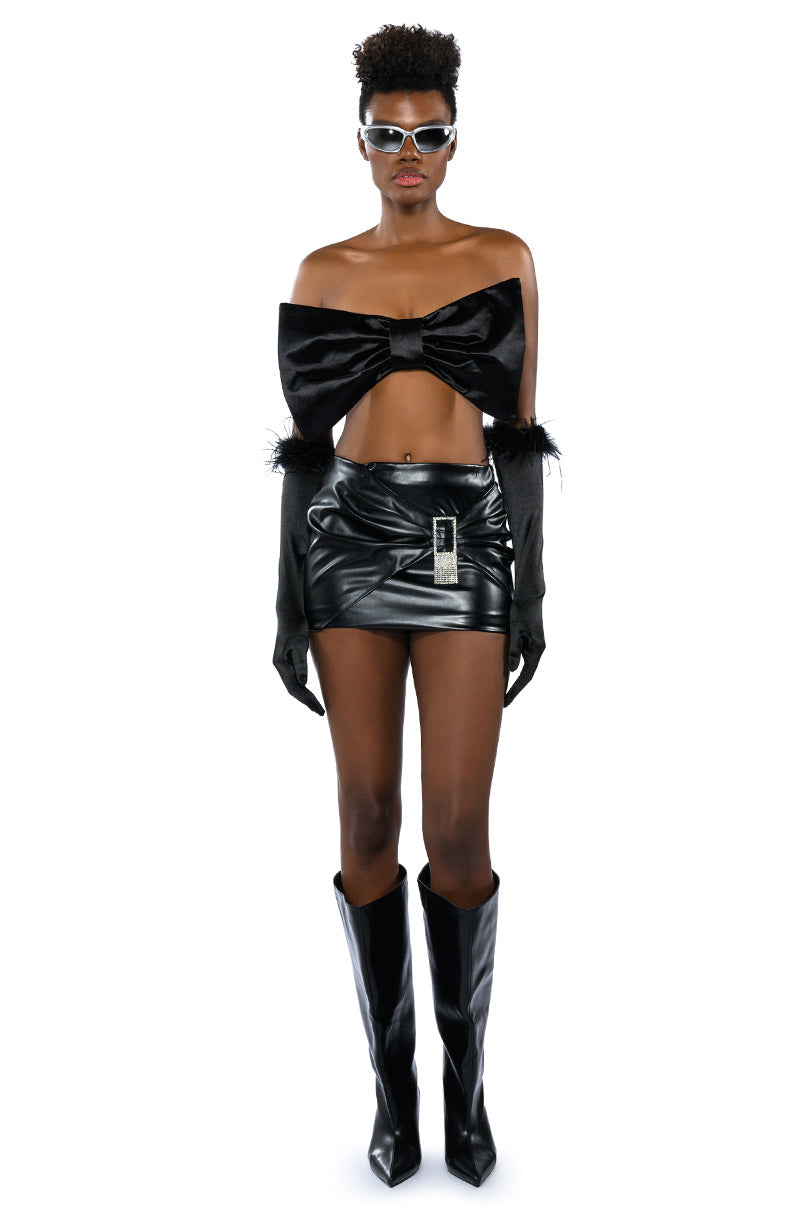 GIFT FOR YOU TUBE TOP AND GLOVES SET