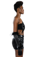 GIFT FOR YOU TUBE TOP AND GLOVES SET