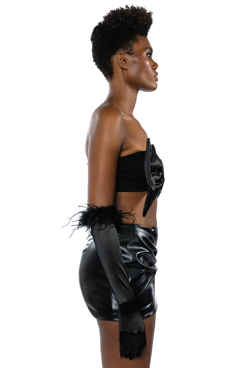GIFT FOR YOU TUBE TOP AND GLOVES SET