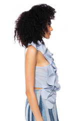 GIGI APPLIQUE SLEEVELESS BLOUSE