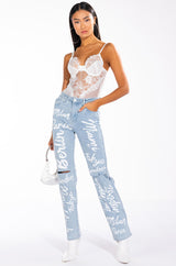 GISELE LACE CUP BODYSUIT