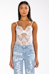 GISELE LACE CUP BODYSUIT