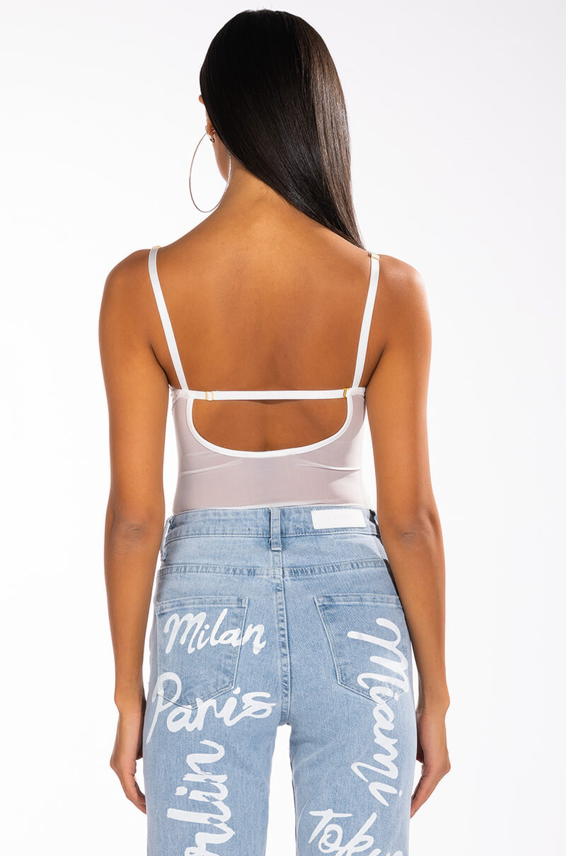 GISELE LACE CUP BODYSUIT