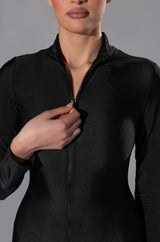 GIVE YOU A CHANCE ZIP UP CATSUIT