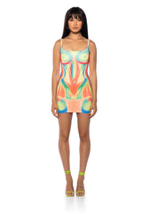 GIVIN BODY STRAPLESS MINI DRESS