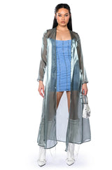 GIVING POPSTAR DENIM MINI DRESS