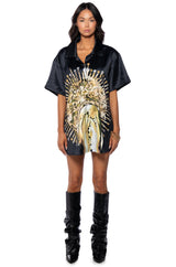 GODDESS BALLER BUTTON DOWN TOP