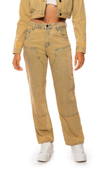 GOETHE MIXED WASH HIGH RISE DENIM