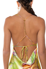 GOING UP SATIN MAXI DRESS