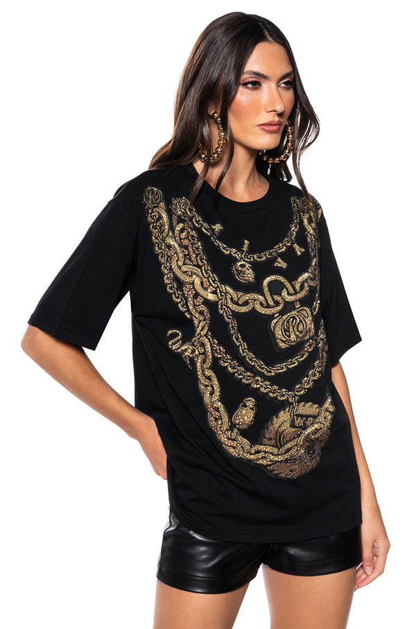 GOLD LINKS SHORT SLEEVE T-SHIRT