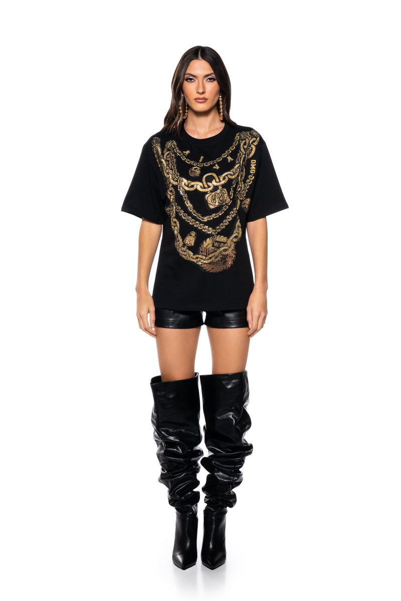 GOLD LINKS SHORT SLEEVE T-SHIRT
