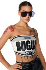 GONE ROGUE STRAPLESS TOP