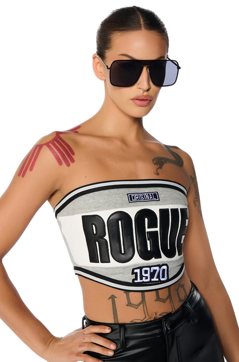 GONE ROGUE STRAPLESS TOP