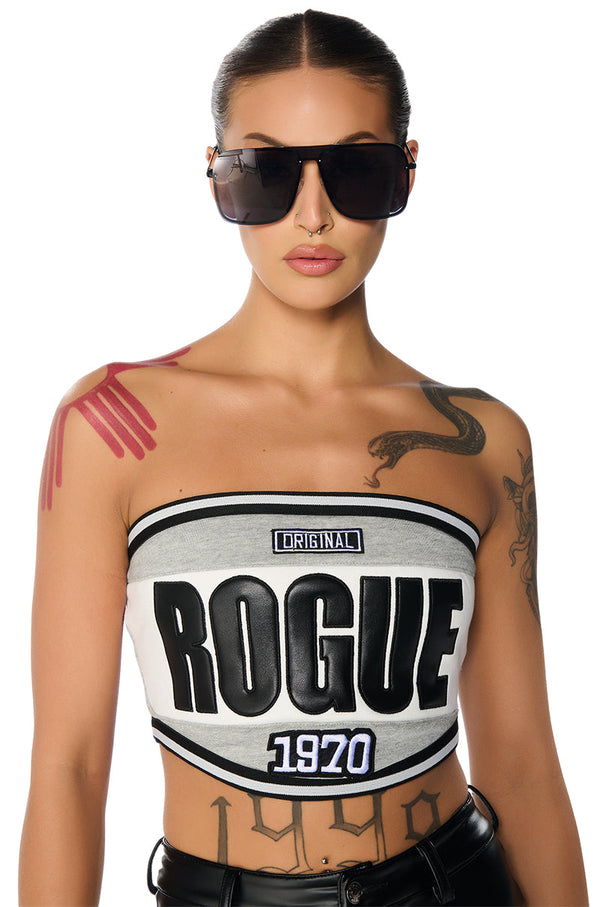 GONE ROGUE STRAPLESS TOP