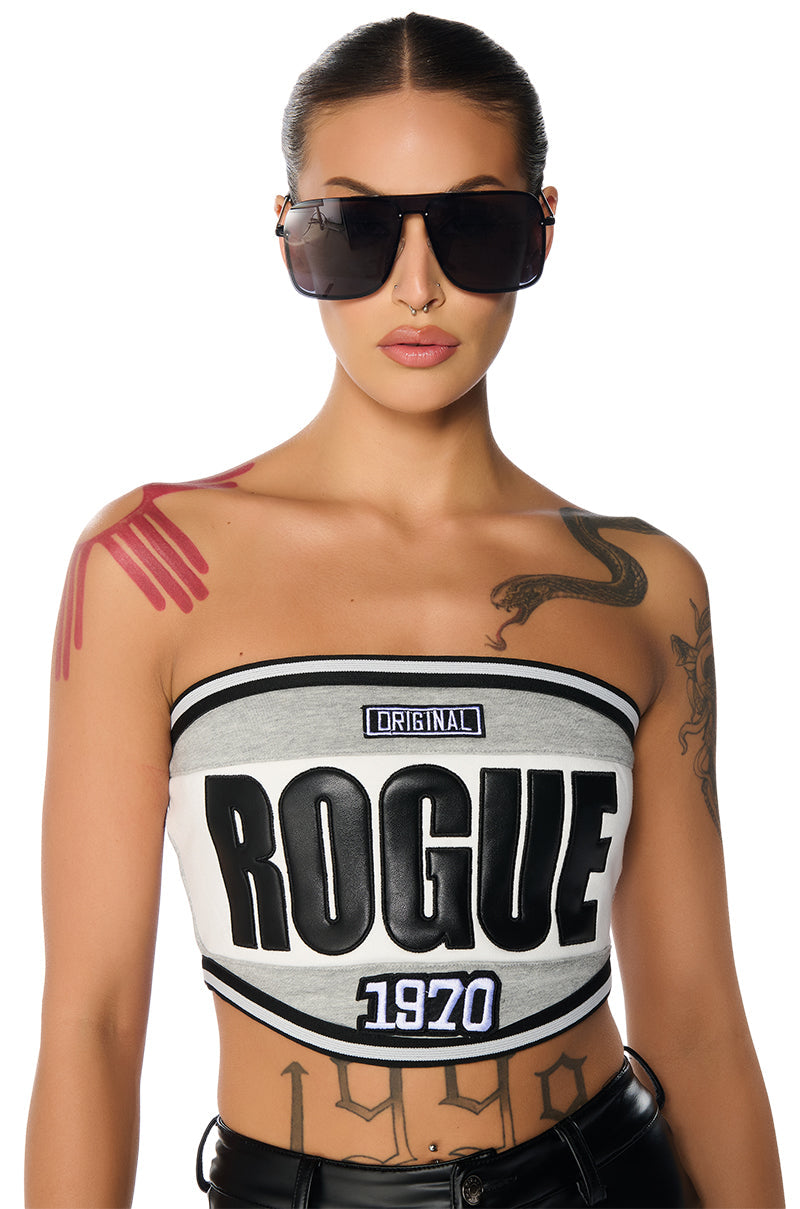 GONE ROGUE STRAPLESS TOP