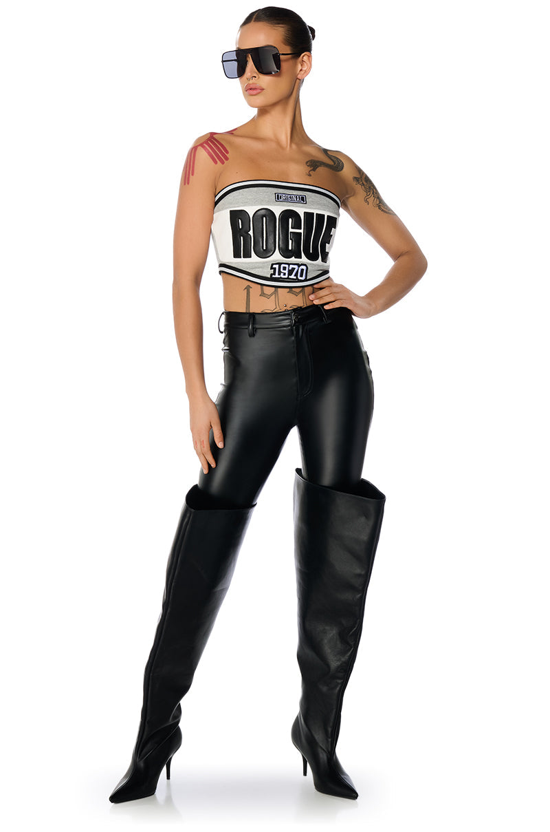 GONE ROGUE STRAPLESS TOP