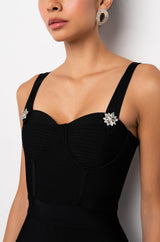GOOD FEELING MINI BANDAGE DRESS