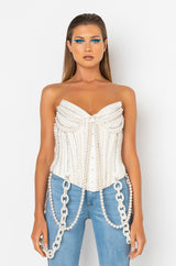 GOOD GIRL GONE BAD PEARL CORSET