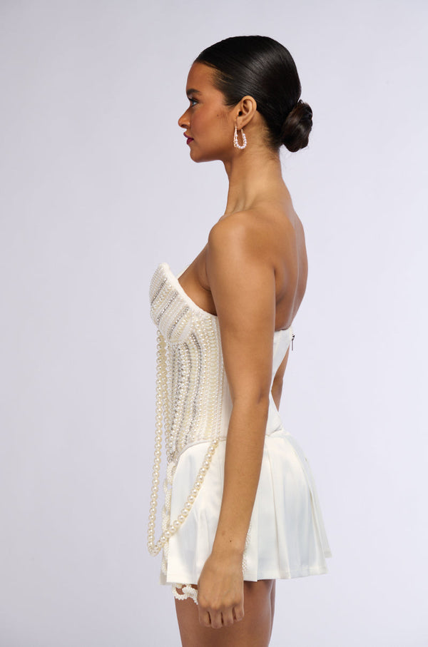GOOD GIRL GONE BAD PEARL CORSET