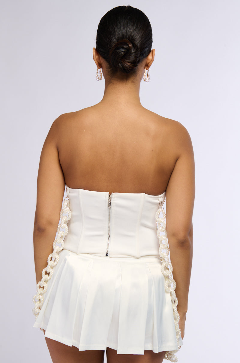 GOOD GIRL GONE BAD PEARL CORSET