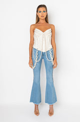GOOD GIRL GONE BAD PEARL CORSET