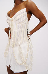 GOOD GIRL GONE BAD PEARL CORSET