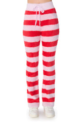 GOOD KARMA FUZZY WIDE LEG JOGGER
